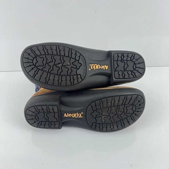 Alegria Nanook Cozy Choco Boots Brown Suede Leather Tribal Faux Fur 38 8 - Picture 2 of 10